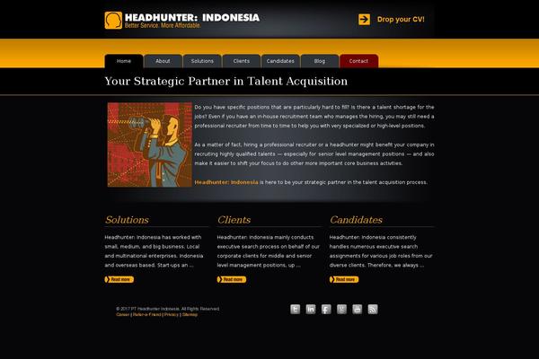 headhunterindonesia.com site used Hi-theme