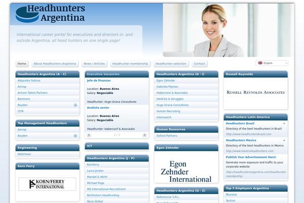 headhuntersargentina.com site used Headhuntersbrazil