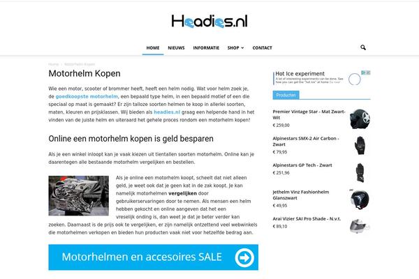 headies.nl site used 15Zine