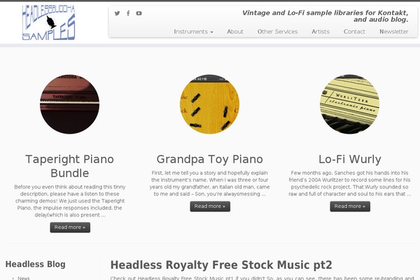 Customizr theme site design template sample