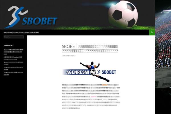 Twenty Fourteen theme site design template sample