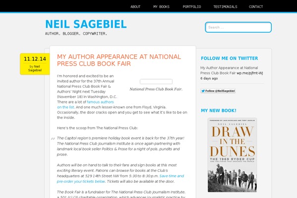 WordPress website example screenshot