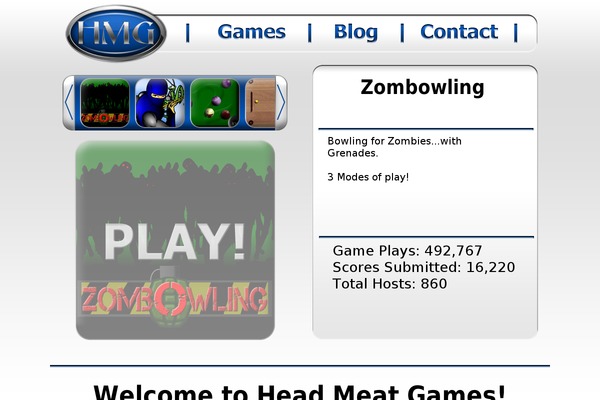 headmeatgames.com site used Headmeat-alike