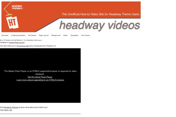 Headway-2013 theme site design template sample