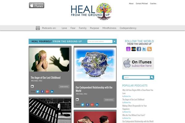 healfromthegroundup.com site used Heal