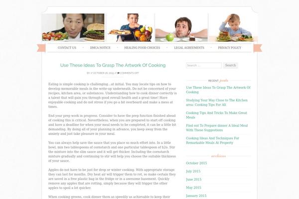 Sugar and Spice theme site design template sample