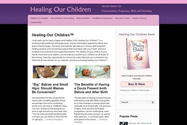 healingourchildren.org site used Collective