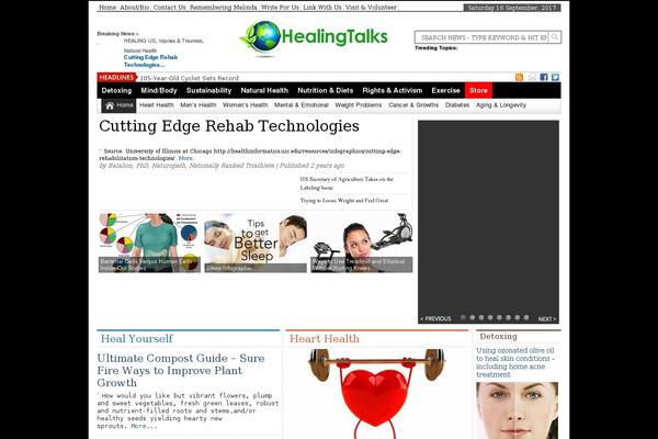 healingtalks.com site used NewspaperTimes Single Pro