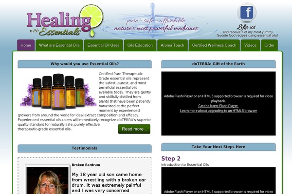 healingwithessentials.com site used Summitpoint