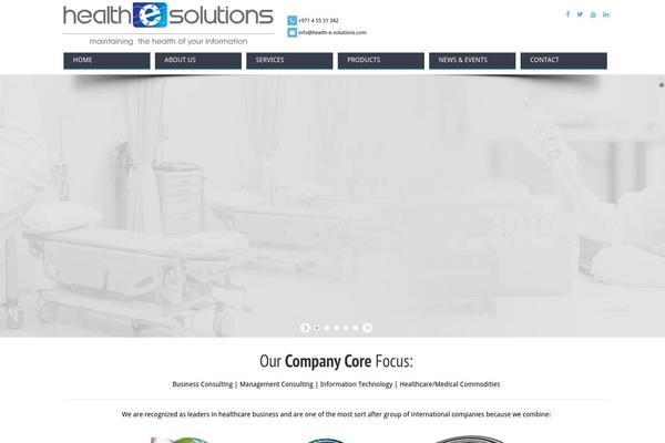 Biss theme site design template sample