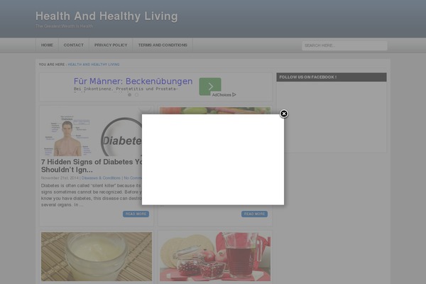 healthandhealthyliving.com site used Healthymag