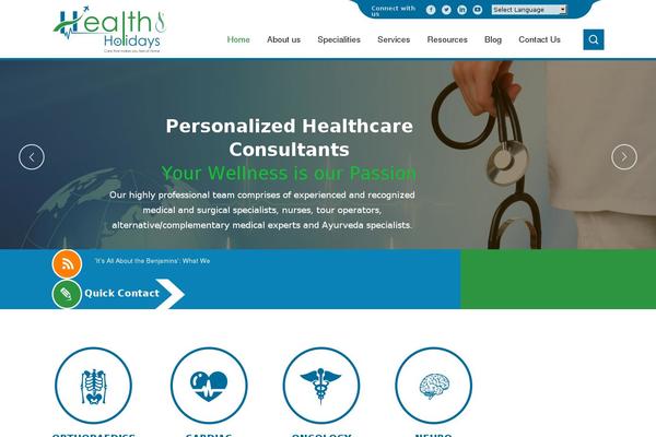 healthandholidays.com site used Wri_health