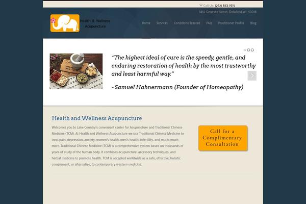 healthandwellnessacupuncture.com site used Progressio