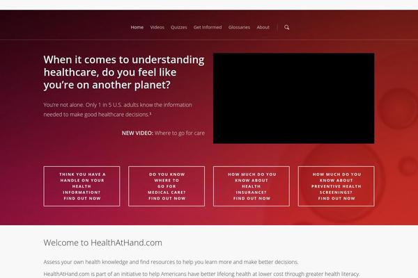 Salient theme site design template sample