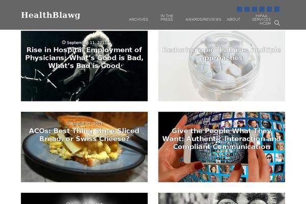 healthblawg.com site used Healthblawg-2015