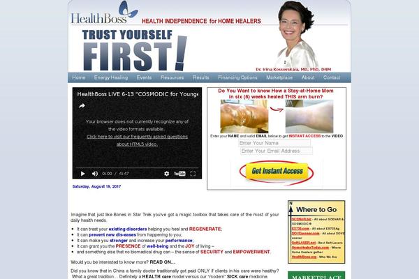 healthboss.org site used Frugal_36
