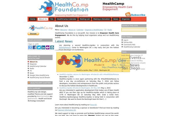 healthca.mp site used Healthcamp