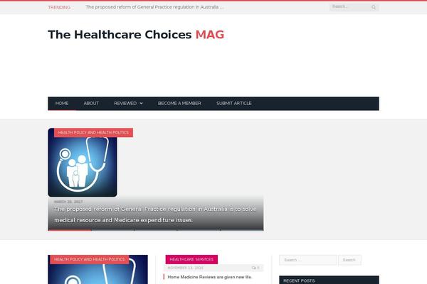SmartMag theme site design template sample