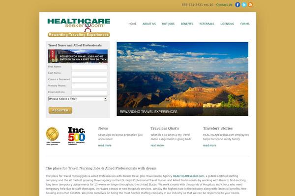 healthcareseeker.com site used Healthcareseeker