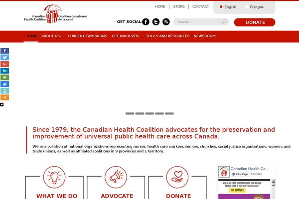 healthcoalition.ca site used Chc
