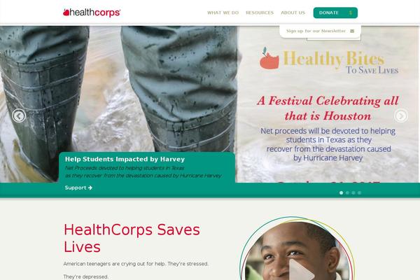 healthcorps.org site used Health-corps
