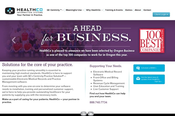 healthcosystems.com site used Hco