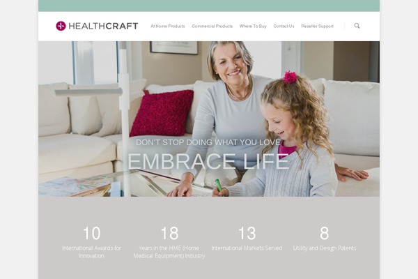 healthcraftproducts.com site used Lightspeed-child