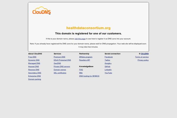 healthdataconsortium.org site used Brightnews_child