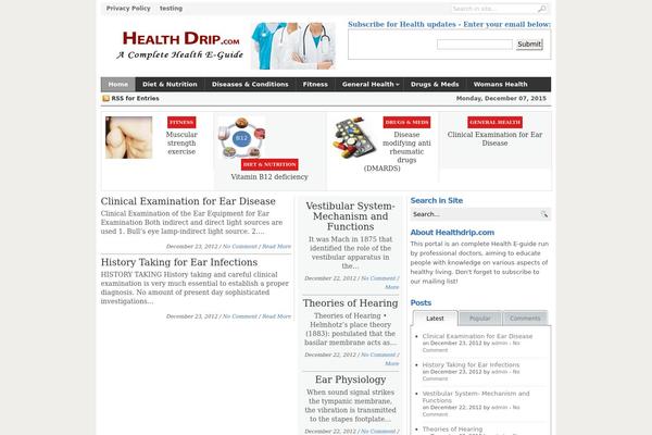 healthdrip.com site used Linepress