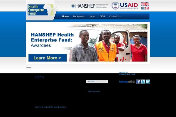 healthenterprisefund.org site used Shops