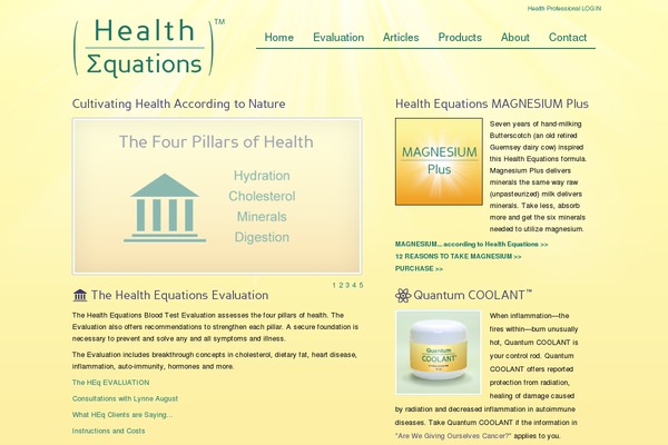 healthequations.com site used Heq