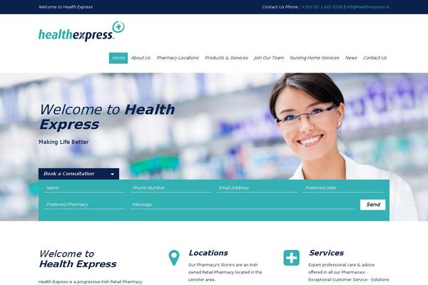 WordPress website example screenshot