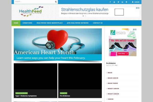 healthfeed.com site used Newstube
