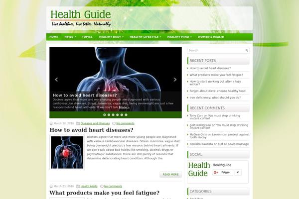 healthguide.net site used Healthguide