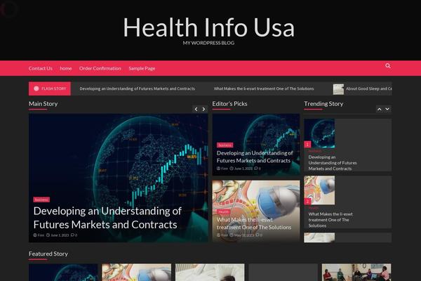 healthinfousa.com site used Newsback