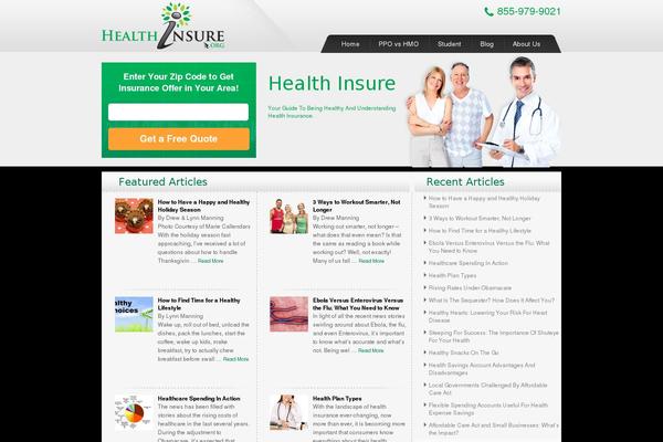healthinsure.org site used Healthinsure