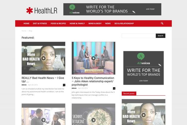 healthlr.com site used Responsive_theme