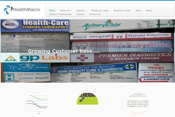 Customizr theme site design template sample