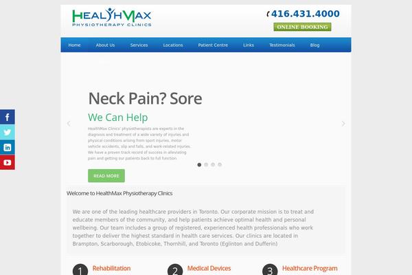 healthmaxphysio.com site used HEALTHFLEX