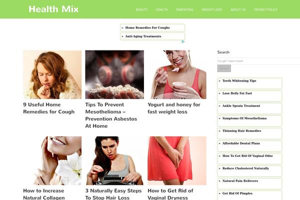 healthmix.net site used Good Health