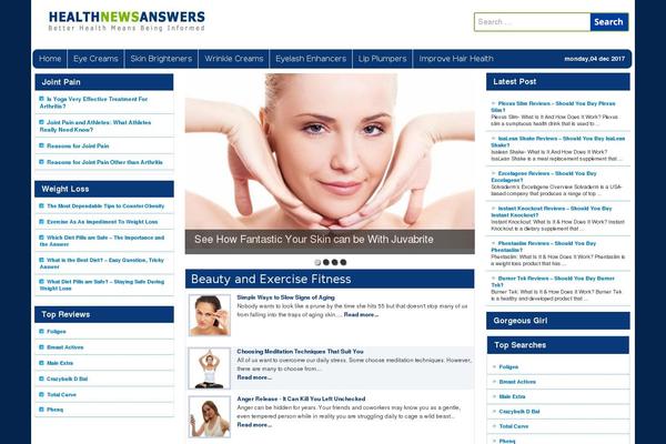 healthnewsanswers.com site used Hna