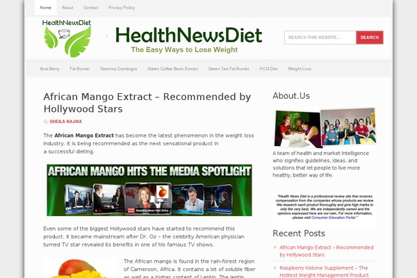healthnewsdiet.com site used Focus