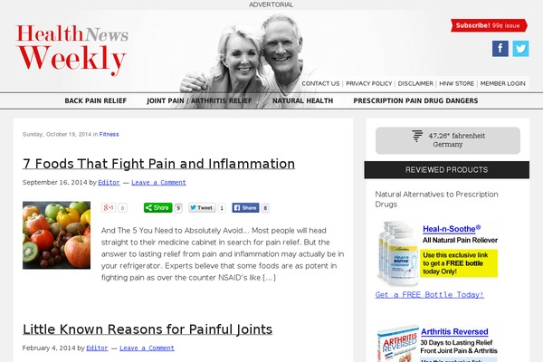 Magazine Pro theme site design template sample