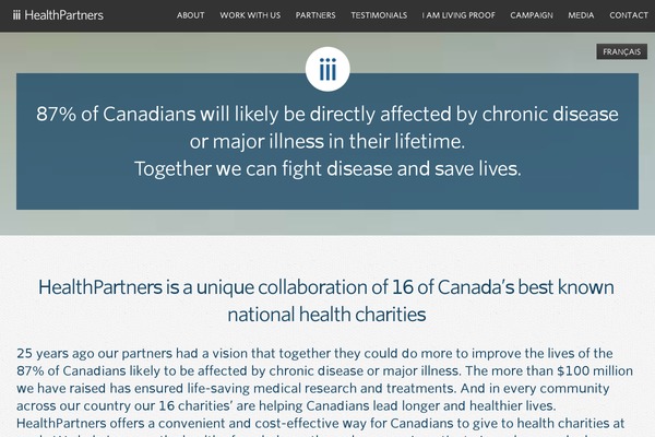 healthpartners.ca site used Healthpartners