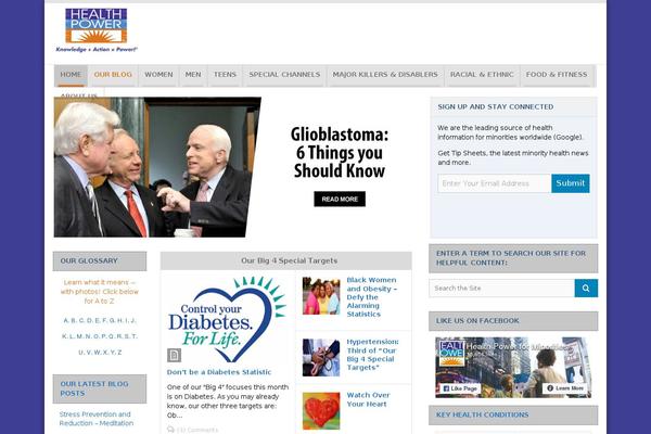 healthpowerforminorities.com site used Multinews