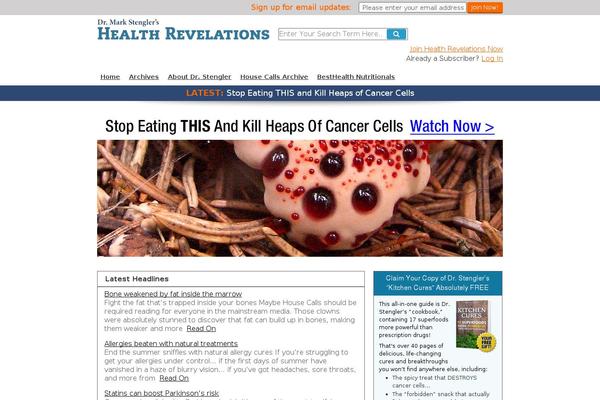 healthrevelations.com site used Nmh-revelations