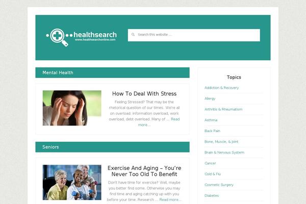 healthsearchonline.com site used Lifestyle Pro