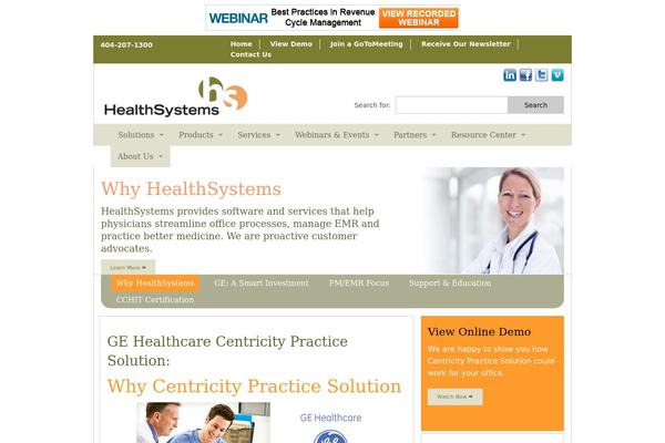 healthsystems.net site used Hs2