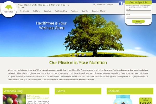 healthtree.ca site used Healthtree