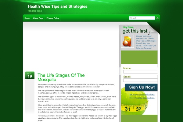 healthwisetips.com site used intrepidity
